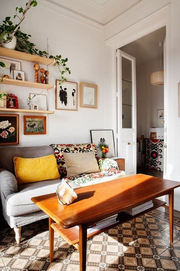 sofas para salas pequeñas vintage