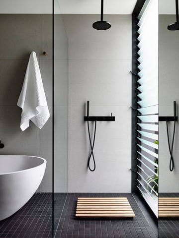 baños modernos con ducha pequeño