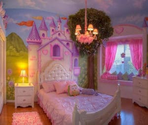 imagenes de camas para niñas de princesa