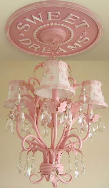 lamparas de techo para dormitorio niña princesa