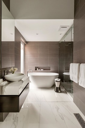 pisos para baños modernos y lujosos