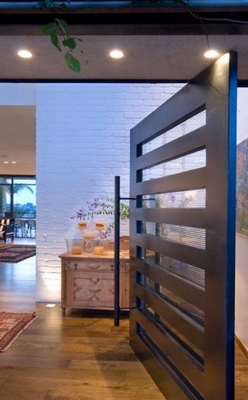 diseños de puertas de metal para casas diseño simple