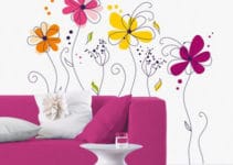 Usa estas paredes decoradas con flores para adornar tu casa