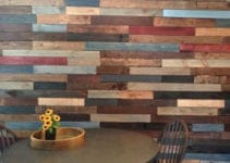 Mira qué bien lucen estas paredes decoradas con madera