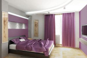Disfruta del hermoso efecto de las habitaciones color lila