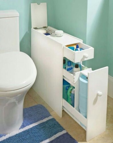 muebles ahorradores de espacio para baño