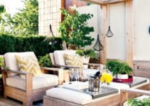 Terrazas de madera rusticas para disfrutar del aire libre