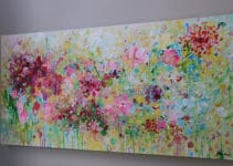 ¿Qué piensas de estos cuadros abstractos de flores?