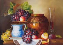 Decora tu casa con estas pinturas al oleo de frutas