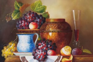 Decora tu casa con estas pinturas al oleo de frutas