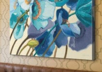 Los cuadros al oleo de flores grandes son tendencia