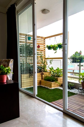 decoracion de terrazas con plantas pequeñas