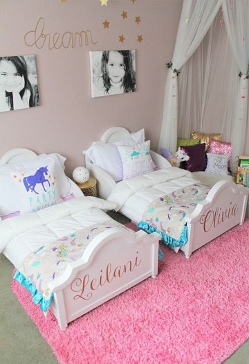 camas para niños de dos años gemelas