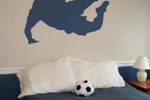 Ideas basicas para cuartos decorados de futbol