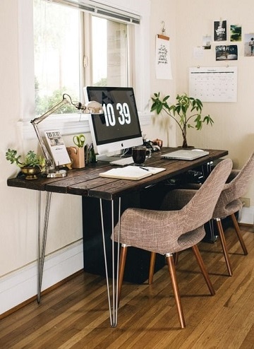 escritorios para habitaciones pequeñas modernos