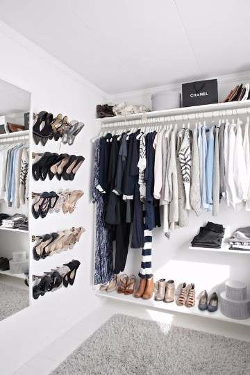 ideas para closets pequeños para mujer