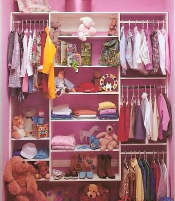 imagenes de closet para habitaciones para niña