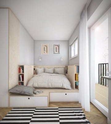 modelos de dormitorios pequeños para parejas
