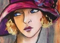 Singulares y originales cuadros de mujeres con sombrero