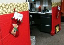 Ideas sencillas para oficinas decoradas de navidad