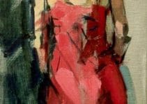 Hermosas pinturas con oleos de mujeres de espalda