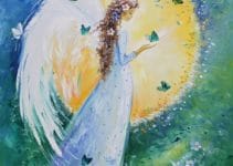 Originales imagenes y pinturas de angeles al oleo