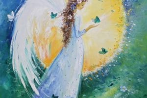 Originales imagenes y pinturas de angeles al oleo