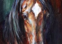 Singulares y simbolicas pinturas de caballos al oleo