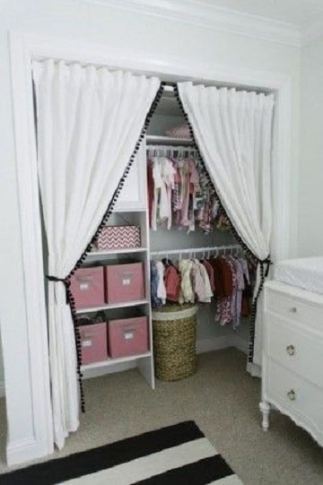 closet para cuartos pequeños para bebe