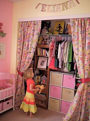 closet para cuartos pequeños para niña