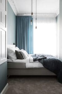 cortinas azules para dormitorio ideas