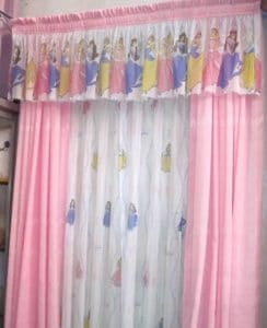 cortinas infantiles para niños princesas