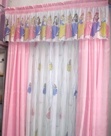 cortinas infantiles para niños princesas