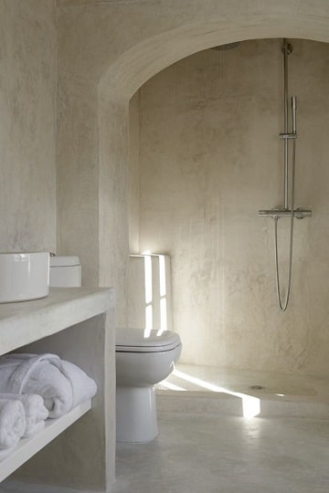 cuartos de baño blancos simples
