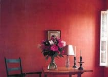 Hermosos y elegantes decorados para cuartos pintados de rojo