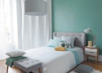 Ambientes celestiales en dormitorios color verde agua
