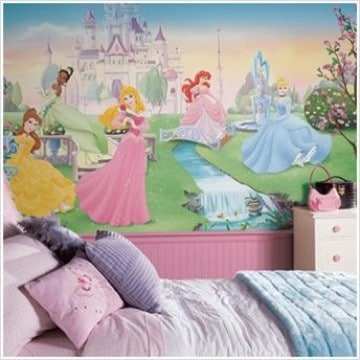 habitaciones de princesas disney para niñas