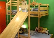 Diseños divertidos de camas con tobogan para niños