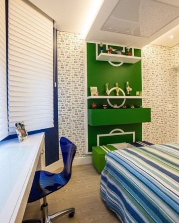 cuartos para niños de futbol decorados