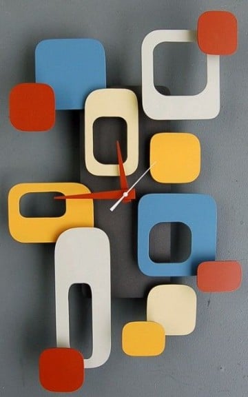relojes decorativos de pared abstractos