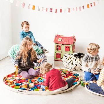 alfombras de juegos para niños y guardar juguetes