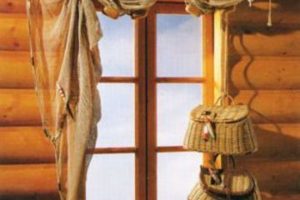 cortinas rusticas para cabañas decorativas