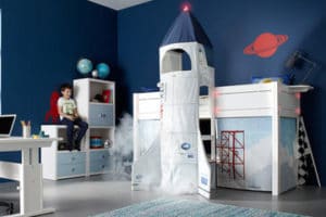 Diseños funcionales de muebles de dormitorio para niños