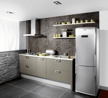 cocinas para apartamentos pequeños moderna