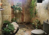 Originales modelos de baños rusticos de piedra