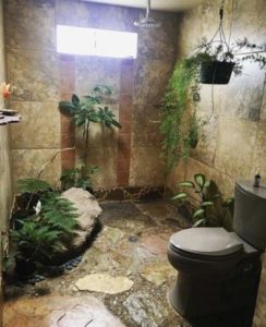 baños rusticos de piedra naturales