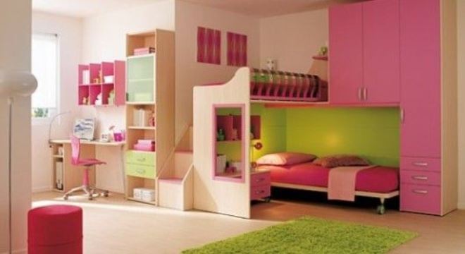 muebles para habitacion de niña con escritorio