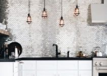 Texturas y tonos de azulejos de cocina modernos