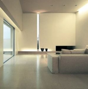interiores de casas minimalistas de una sola planta