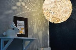 lamparas para cuartos de niñas hecha a mano